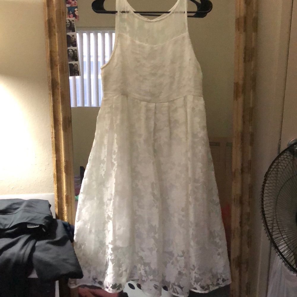 White Midi Dress